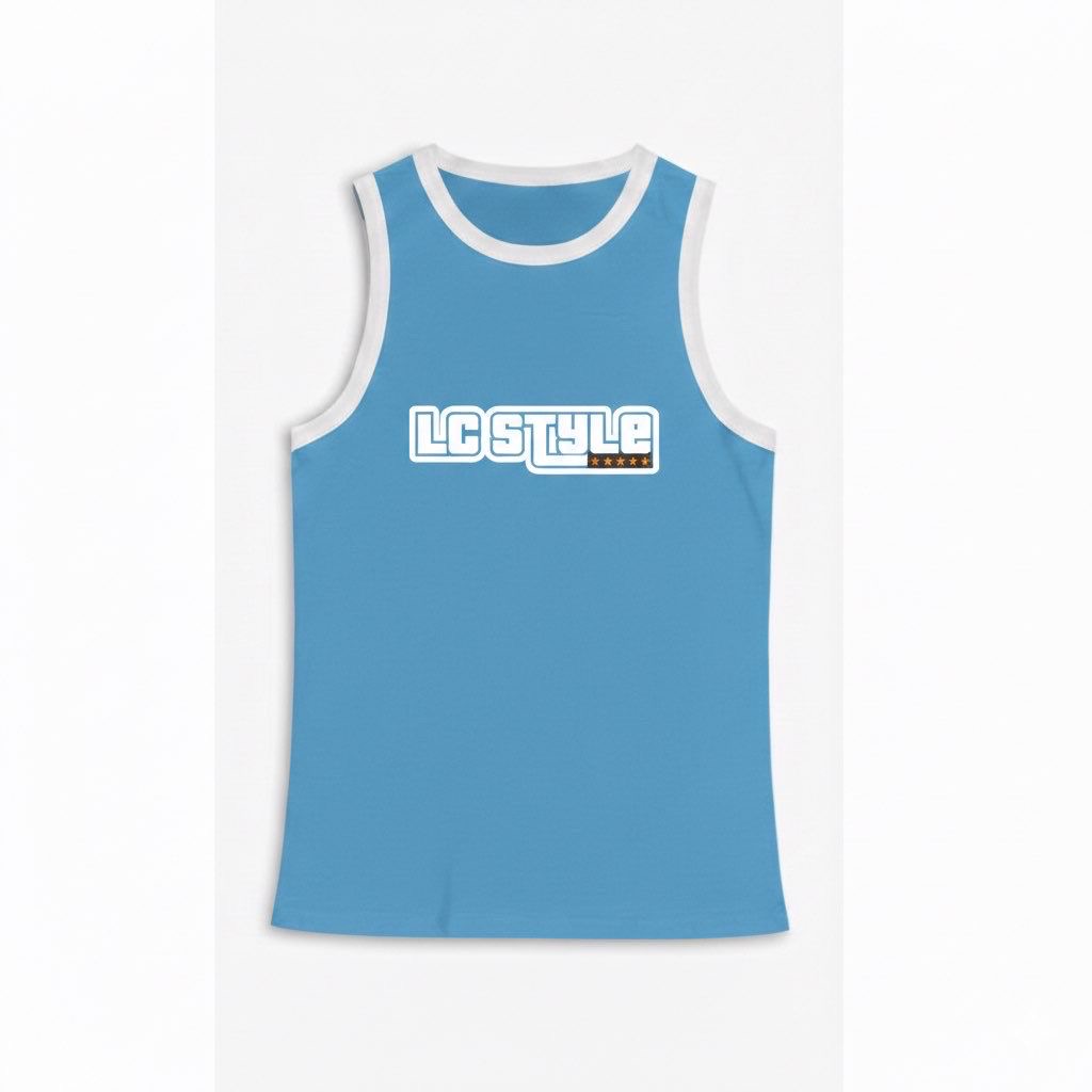 Baby Blue GTA LC. Style Tank Top